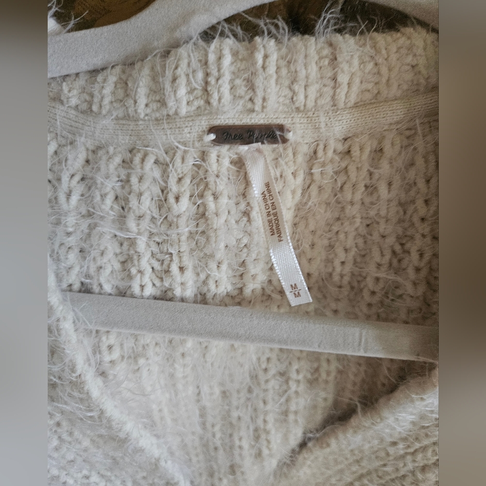 Free People chunky cream dubetti sweater - Picture 2 of 13